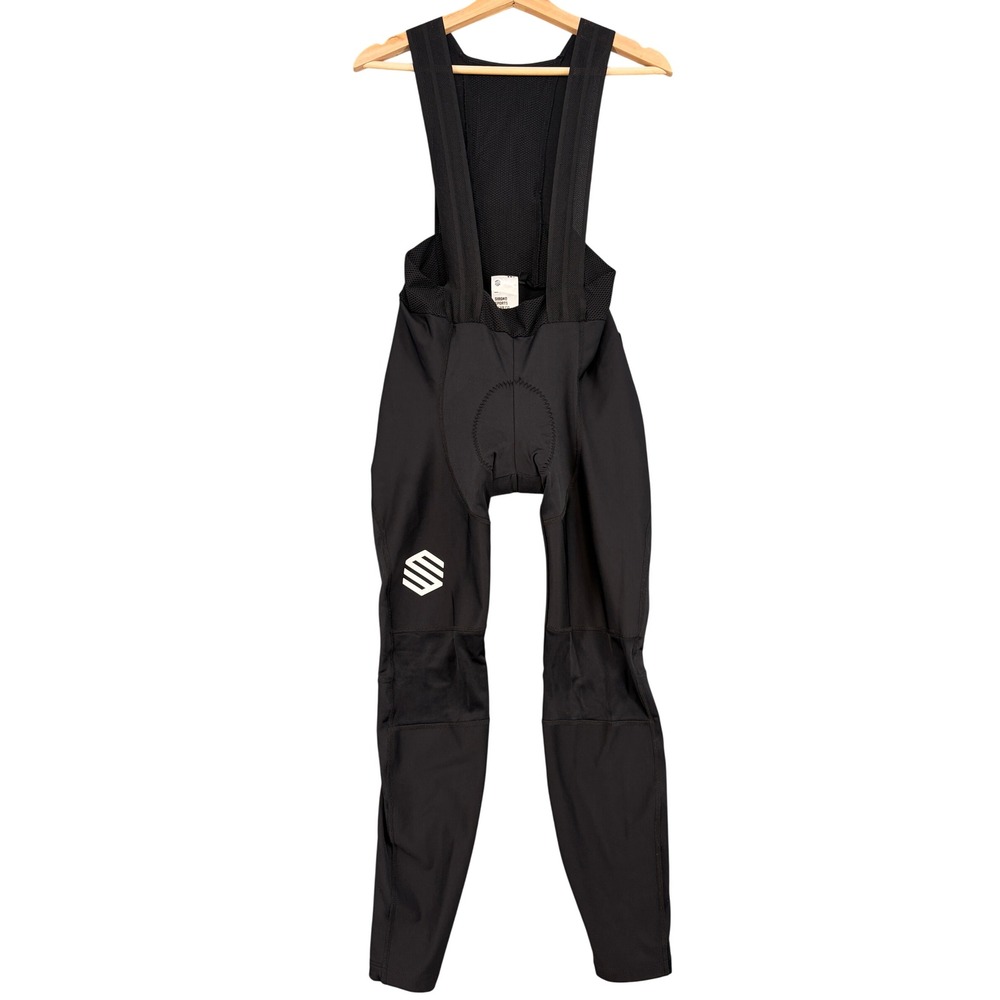 Siroko BX Bolzano Mens Medium Black Cycling Bib Tights Padded Strato Chamois